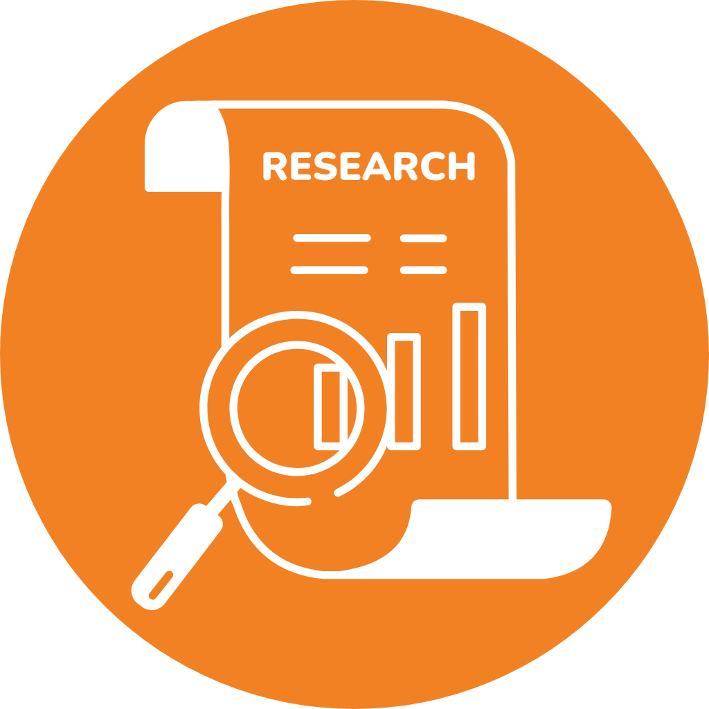 medical research coauthoring credit and journal article publication icon